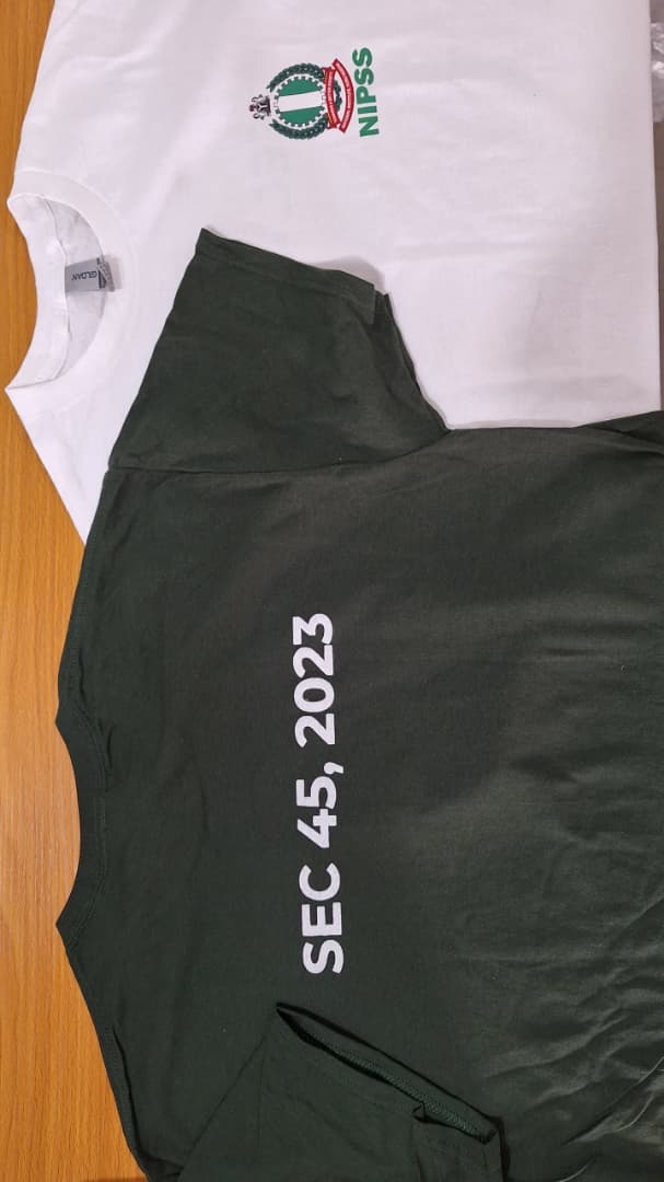 Gildan 5000 T-shirts for NIPSS SEC 45